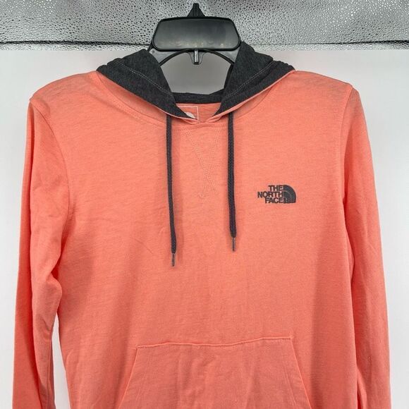 The North Face Women’s Classic Fit Colorblock Long Sleeve Hoodie Top Medium - Picture 2 of 14